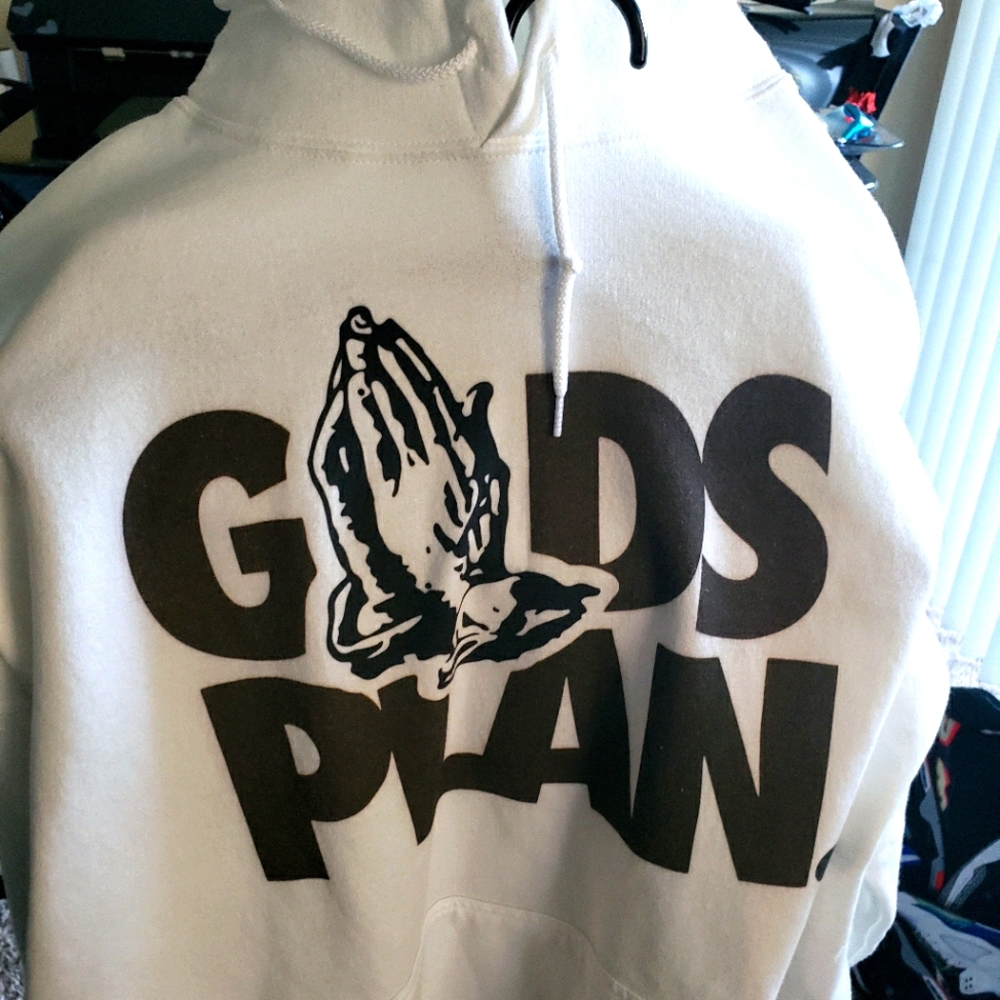 Hoodie Season is Here!!!  Gods Plan !! Custom Hood